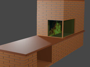 Fireplace 3D Model