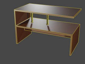Coffee table 02 3Dモデル