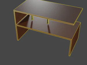 Coffee table 02 3D Model