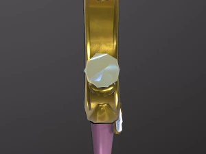 Lunar Prism Sailor Moons Magical Staff Low-poly 3D Model
