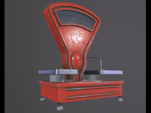Soviet Market Treasures of Vintage Soviet Market Scales 3D Model