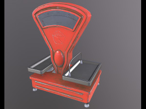 Soviet Market Treasures of Vintage Soviet Market Scales 3D Model