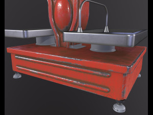 Soviet Market Treasures of Vintage Soviet Market Scales 3D Model