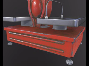 Soviet Market Treasures of Vintage Soviet Market Scales 3D Model