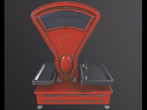 Soviet Market Treasures of Vintage Soviet Market Scales 3D Model