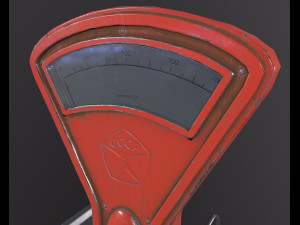 Soviet Market Treasures of Vintage Soviet Market Scales 3D Model