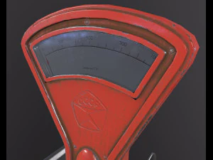 Soviet Market Treasures of Vintage Soviet Market Scales 3D Model