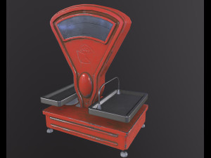 Soviet Market Treasures of Vintage Soviet Market Scales 3D Model