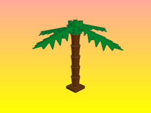 Lego Tree Model 0028 Modelo 3D