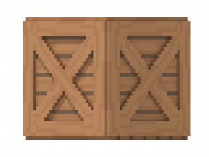 Voxel Wooden Crate 3 3D 모델