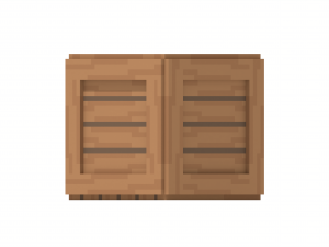 Voxel Wooden Crate 4 3D Model
