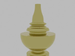Tapınak Altın Kalaş 3D Model