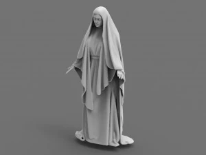 Virgin marry printable 3D Model