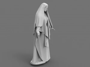 Virgin marry printable 3D Model