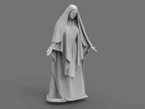Virgin marry printable 3D मॉडल