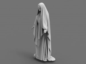 Virgin marry printable 3D Model