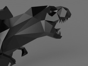 3D DINASOUR PRINTABLE MODEL Modelo de Impressão 3D