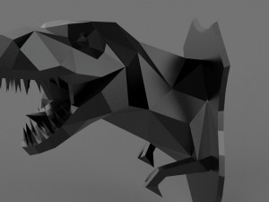 3D DINASOUR PRINTABLE MODEL Modelo de Impressão 3D