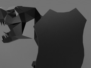 3D DINASOUR PRINTABLE MODEL Modelo de Impressão 3D