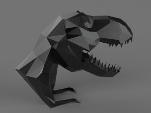 3D DINASOUR PRINTABLE MODEL Modelo de Impressão 3D