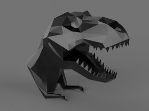 3D DINASOUR PRINTABLE MODEL Modelo de Impressão 3D