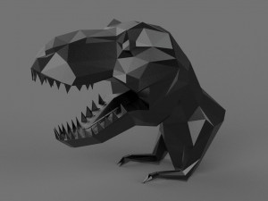 3D DINASOUR PRINTABLE MODEL Modelo de Impressão 3D