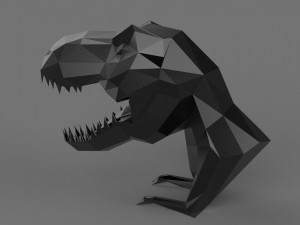 3D DINASOUR PRINTABLE MODEL Modelo de Impressão 3D