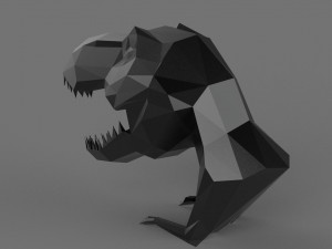 3D DINASOUR PRINTABLE MODEL Modelo de Impressão 3D