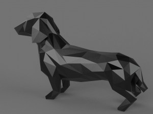 Dachshund 3d printable model 3D Print Model
