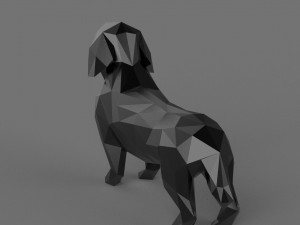 Dachshund 3d printable model Modelo de Impressão 3D