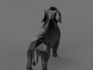 Dachshund 3d printable model Modelo de Impressão 3D