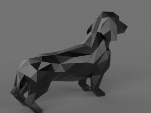 Dachshund 3d printable model 3D Print Model