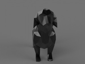 Dachshund 3d printable model Modelo de Impressão 3D