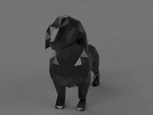 Dachshund 3d printable model 3D Print Model