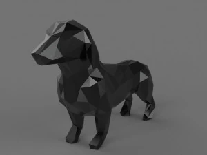 Dachshund 3d printable model 3D Print Model