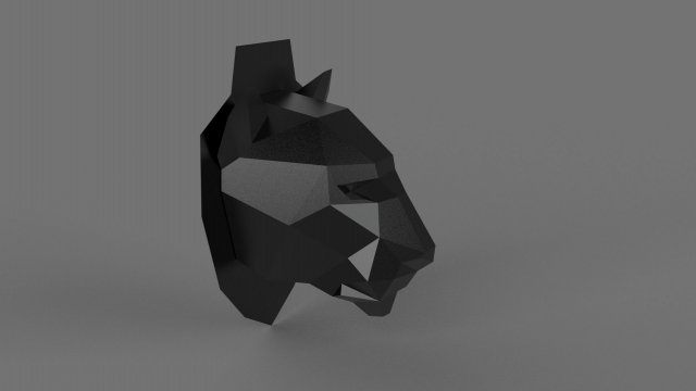 3D FEMALE LION PRINTABLE MODEL 3D Print Model .c4d .max .obj .3ds .fbx .stl .blend 