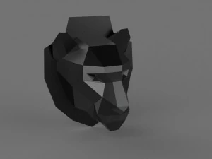 3D FEMALE LION PRINTABLE MODEL 3D Print Model
