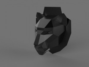 3D FEMALE LION PRINTABLE MODEL 3D Print Model
