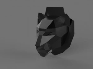3D FEMALE LION PRINTABLE MODEL 3D Print Model
