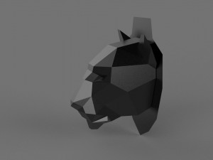 3D FEMALE LION PRINTABLE MODEL 3D Print Model