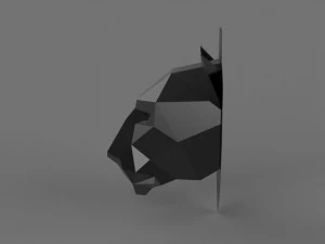 3D FEMALE LION PRINTABLE MODEL 3D Print Model