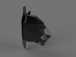 3D FEMALE LION PRINTABLE MODEL 3D Print Model
