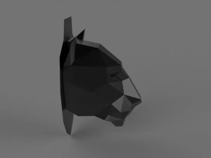 3D FEMALE LION PRINTABLE MODEL 3D Print Model