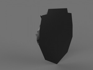 3D LOW POLY LION PRINTABLE MODEL 3D प्रिंट मॉडल
