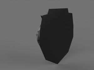 3D LOW POLY LION PRINTABLE MODEL 3D Print Model