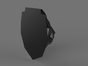 3D LOW POLY LION PRINTABLE MODEL 3D प्रिंट मॉडल