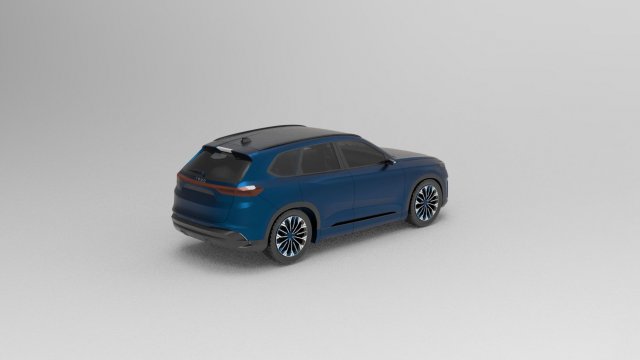 TOGG SUV ELECTRIC CAR 3D Модель .c4d .max .obj .3ds .fbx .stl .blend 