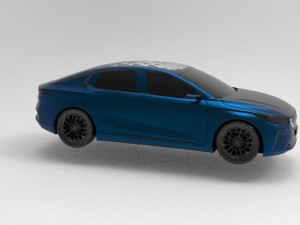 Togg sedan electric car concept 3D Model