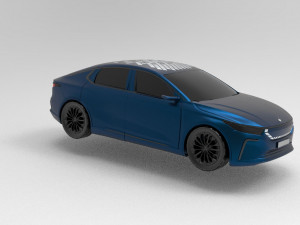 Togg sedan electric car concept 3D Model