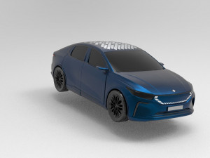Togg sedan electric car concept 3D Model